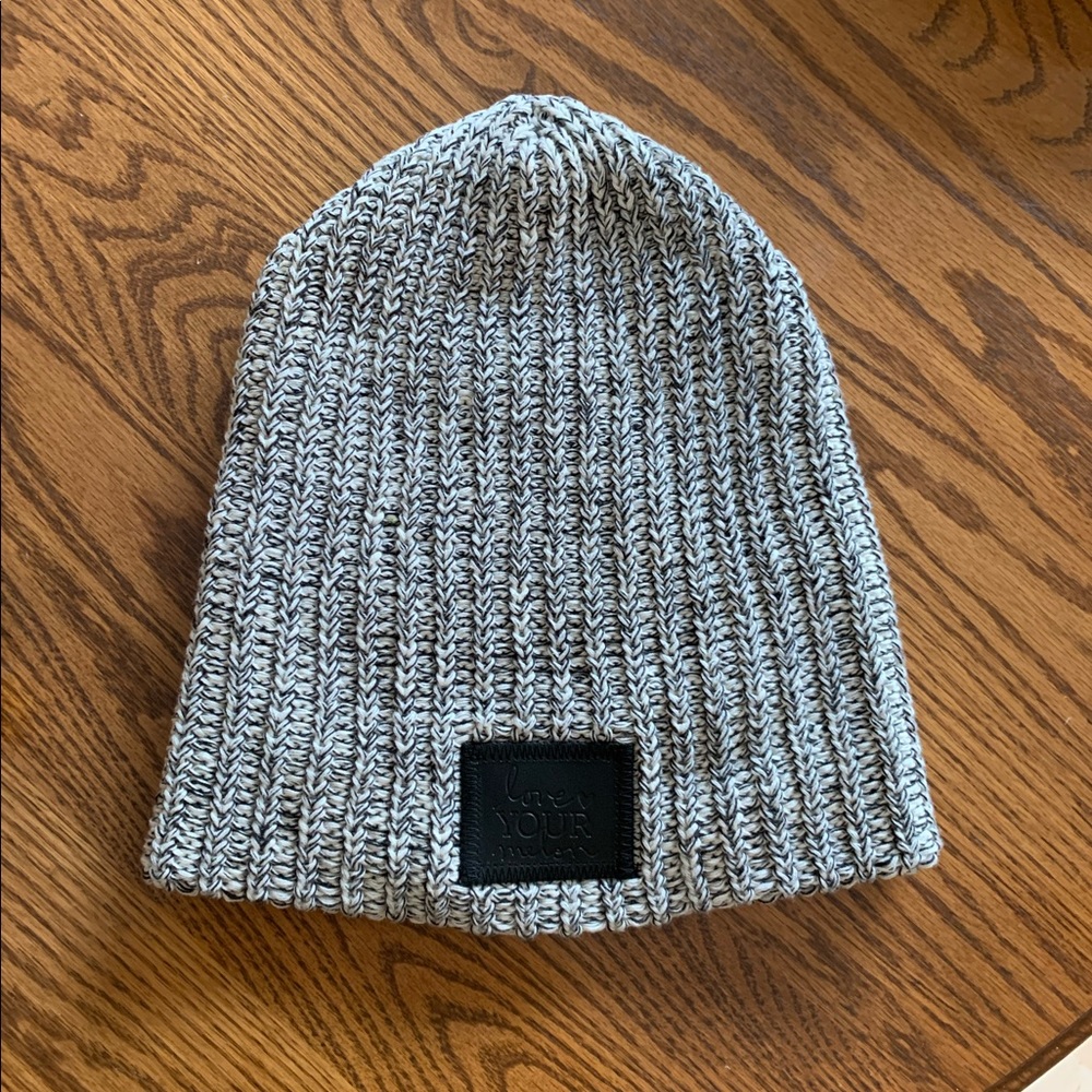 Gray Love Your Melon Hat - Black Patch